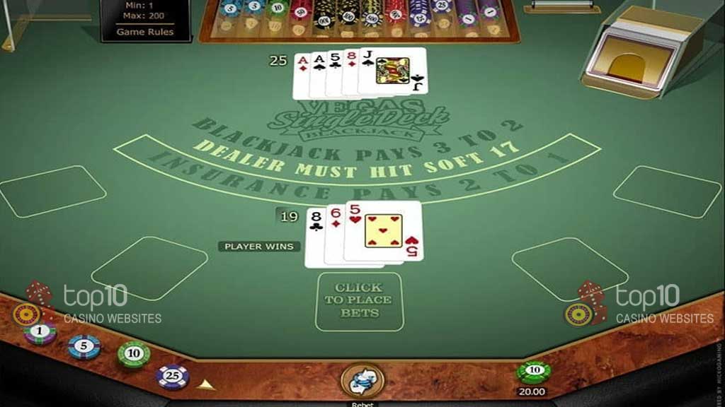 Vegas Single Deck Screenshot
